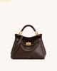 Túi xách JW PEI Lucia Classic Top Handbag - Dark Brown