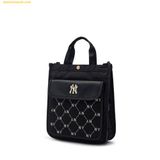  Túi MLB Korea Dia Monogram Jacquard Sub Bag New York Yankees Black 7AUBMD24N-50BKS 