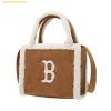 Túi Tote MLB Basic New York Yankees Tote Bag 3AORS0746-43CAS Màu Nâu
