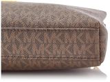  Túi Đeo Chéo Michael Kors Trisha Medium Logo Crossbody Bag Triple Màu Nâu Logo 