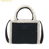  Túi Tote Viền Lông MLB Basic New York Yankees Tote Bag 3AORS0746-50BKS 