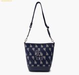  Túi đeo chéo MLB Monogram Jacquard Bucket Bag LA Dodgers 3ABML023N-07NYD Màu Xanh Navy 