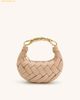 Túi Cầm Tay JW PEI Orla Weave Handbag Màu Nude da