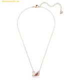  Dây cổ, dây chuyền SWAROVSKI Dancing Swan Necklace Swan, Red, Rose Gold-Tone Plated 