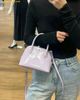  Túi Đeo Chéo Tory Burch Emerson Patent Mini Dome Satchel - 159532 - Tím 