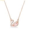 Dây Đeo Cổ, Dây Chuyền Swarovski Dazzling Swan necklace Swan, Pink, Rose gold-tone plated 5469989