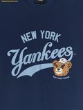  Áo Phông MLB Letter Mega Bear Overfit Short Sleeve T-Shirt New York Yankees 3ATSE0253-50NYS Màu Xanh Navy 
