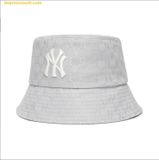  Mũ Bucket MLB Bucket Monogram Jacquard New York Yankees 3AHTH301N-50GRS - Màu Xám 