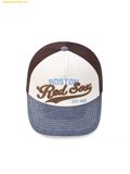  Mũ Lưỡi Trai MLB Varsity Vintage Mesh Cap Boston Red Sox 3AMCV0153-43NYS Trắng Nâu 