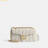 Túi Đeo Vai Coach Tabby 20 Quilted Chain Shoulder Bag CP149 Trắng Kem
