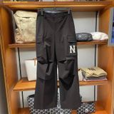  Quần Dài Túi Hộp MLB New York Yankee Màu Đen 