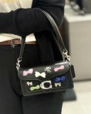  Túi Đeo Vai Coach Tabby Shoulder Bag 20 With Bows CY140 Màu Đen 