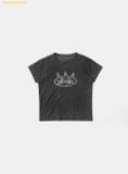  Áo Bad Blood Crack Print T-Shirt - Black Leopard w-tee25-045 