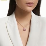  Dây cổ, dây chuyền SWAROVSKI Teddy pendant Bear, Pink, Rose gold-tone plated 