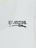  Áo Phông MLB Basic Street Logo Overfit Short Sleeve T-Shirt New York Yankees 3ATSB5153-50WHS Trắng 