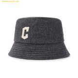  Mũ Bucket MLB Basic Wool Bucket Hat Cleveland Guardians 3AHTW0146-45MGD Đen 