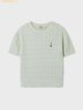 Áo Sweater WHOAU Steve Round neck Melange Cable Sweater Cổ Tròn WHKAF2401F Màu Xanh Mint
