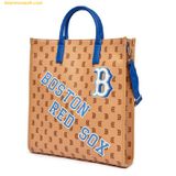  Túi Tote MLB Monotive Coated Boston Red Sox 3AORM053N-43SAS - Nâu 