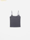  Áo Hai Dây Bad Blood Beyond Soft Cami Tank Charcoal w-tnk24-070 