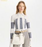  Túi Đeo Chéo Bucket Tory Burch The Romy Màu Trắng 166982 