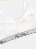  Áo Bra Bad Blood Classic Logo Triangle Bralette White w-bra25-001 Màu Trắng 