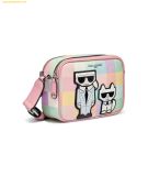  Túi Đeo Chéo Karl Lagerfeld Paris Maybelle Camera Crossbody Màu Hồng LH2E49BJ 