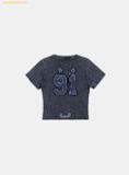  Áo Bad Blood Rusty Denim Muscle T-Shirt Blue w-tee25-012 