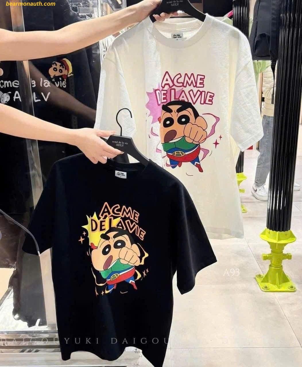 Áo Phông ADLV Crayon Shinchan Action Kamen Shinchan Short