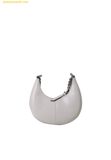  Túi Đeo Vai Marc Jacobs Mini Crescent Crinkle Leather Crossbody Bag - Trắng 