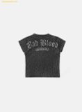  Áo Bad Blood Crack Print T-Shirt - Black Leopard w-tee25-045 