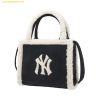 Túi Tote Viền Lông MLB Basic New York Yankees Tote Bag 3AORS0746-50BKS