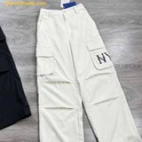  Quần Dài Túi Hộp MLB New York Yankee Màu trắng 