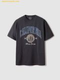  Áo Phông Gấu WHOAU California Màu Đen Than 