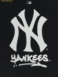  Áo Ba Lỗ MLB Basic Mega Logo Nashi T-Shirt New York Yankees - 3ATOB0253-50BKS - Đen 