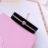  Vòng Đeo Tay, Lắc tay SWAROVSKI One bracelet Heart, Pink, Rose gold-tone plated 5646745 