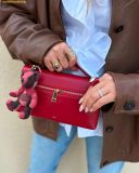  Túi Xách JW PEI Thea Top Handle Bag Màu Đỏ 