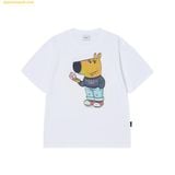  Áo Phông ADLV Chill Guy Dounut Short Sleeve T-Shirt Màu Trắng 
