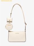  Túi đeo chéo Michael Kors MK Jet Set Saffiano Leather Crossbody Bag with Case for Apple Airpods Pro® 