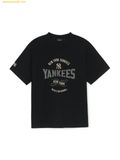  Áo Phông MLB Varsity Vintage Color Graphic Overfit Functional Short Sleeve T-Shirt New York Yankees 3ATSV0653-50BKS 