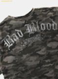  Áo Phông Bad Blood Crack Print T-Shirt - Green Camo w-tee25-046 