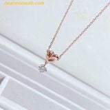  Dây cổ, dây chuyền SWAROVSKI Lifelong Heart pendant White, Rose gold-tone plated SKU 5516542 