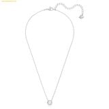  Dây cổ, dây chuyền SWAROVSKI Angelic pendant Round cut, White, Rhodium plated 