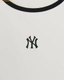 Áo Ba Lỗ MLB Nữ Phom Croptop Basic Small Logo Màu Trắng 3FTKB0153 