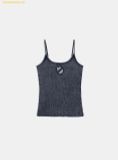  Áo Hai Dây Bad Blood Rusty Denim String Tank Blue - w-tnk25-009 