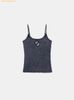 Áo Hai Dây Bad Blood Rusty Denim String Tank Blue - w-tnk25-009