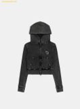  Áo Hoodie Zip Bad Blood Rusty Denim Hoodie Slim Fit Đen w-hde25-00 