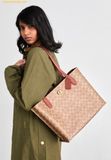  Túi Tote Coach Willow Tote Bag In Signature Canvas Nâu Logo 