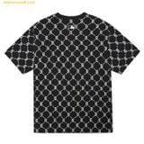  Áo Phông MLB Diamond Monogram Boston Red Sox Tshirt 3ATSM4023-43BKS - Đen 