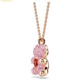  Dây cổ, dây chuyền SWAROVSKI Teddy pendant Bear, Pink, Rose gold-tone plated 