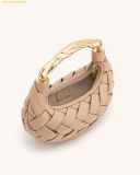  Túi Cầm Tay JW PEI Orla Weave Handbag Màu Nude da 